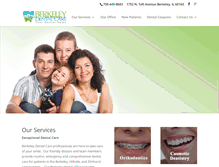 Tablet Screenshot of berkeleydentalcare.net